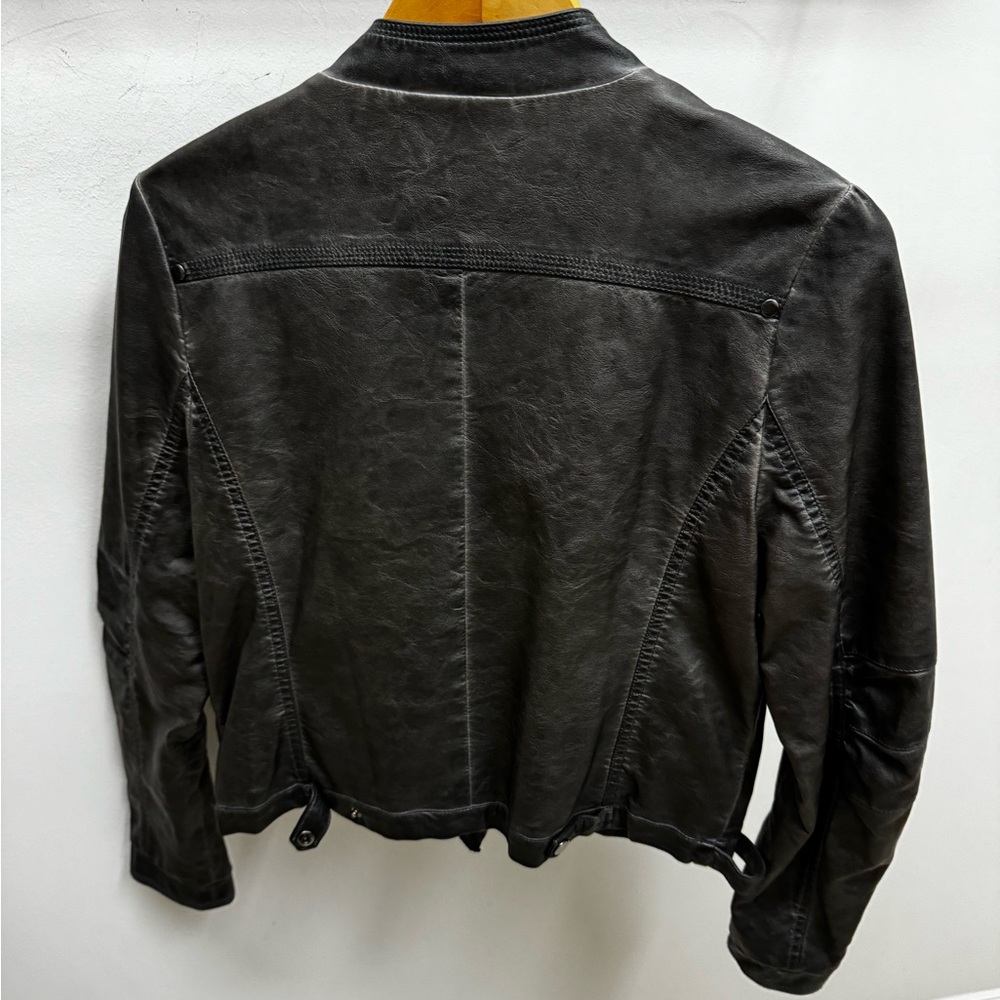 Allsaints Gray Leather Jacket - image 8